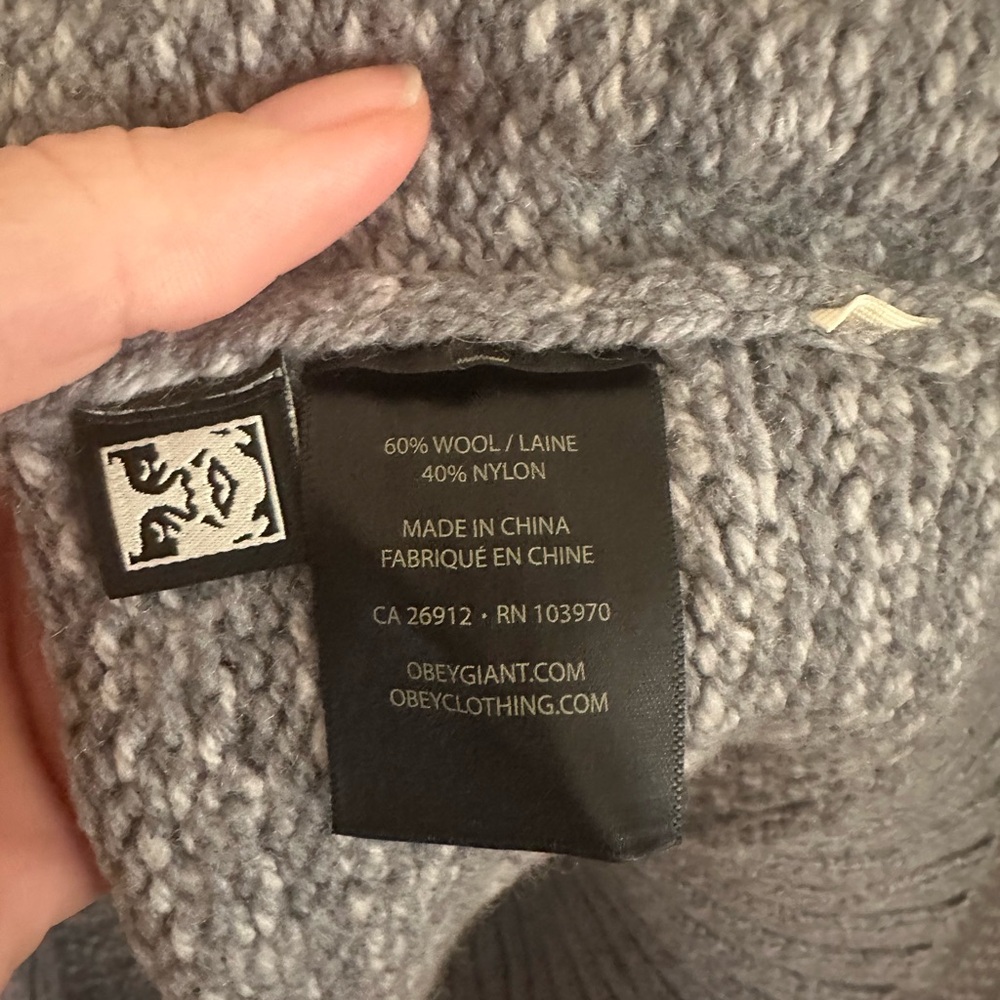 Obey Wool Sweater - Picture 5 of 5